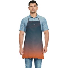 Sky Gradient Kitchen Apron by artworkshop