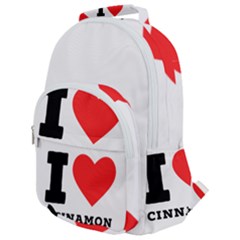 I Love Cinnamon  Rounded Multi Pocket Backpack by ilovewhateva