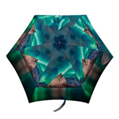 Amazing Aurora Borealis Colors Mini Folding Umbrellas