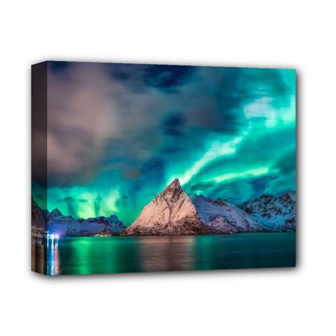 Amazing Aurora Borealis Colors Deluxe Canvas 14  x 11  (Stretched)