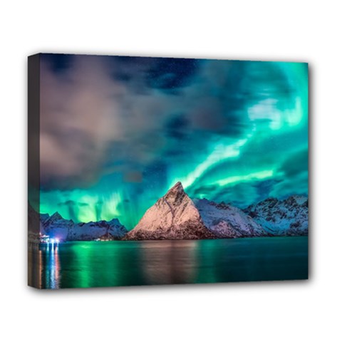 Amazing Aurora Borealis Colors Deluxe Canvas 20  x 16  (Stretched)