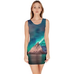 Amazing Aurora Borealis Colors Bodycon Dress