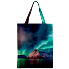 Amazing Aurora Borealis Colors Zipper Classic Tote Bag