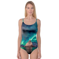 Amazing Aurora Borealis Colors Camisole Leotard 