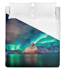 Amazing Aurora Borealis Colors Duvet Cover (Queen Size)