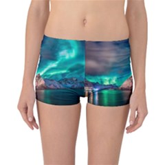 Amazing Aurora Borealis Colors Reversible Boyleg Bikini Bottoms