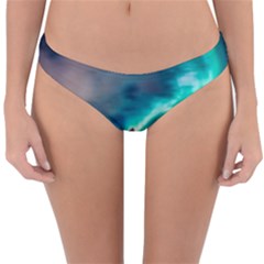 Amazing Aurora Borealis Colors Reversible Hipster Bikini Bottoms