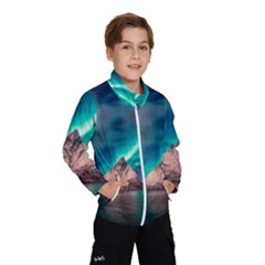 Amazing Aurora Borealis Colors Kids  Windbreaker