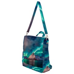 Amazing Aurora Borealis Colors Crossbody Backpack by B30l