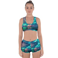 Amazing Aurora Borealis Colors Racerback Boyleg Bikini Set