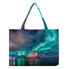 Amazing Aurora Borealis Colors Medium Tote Bag