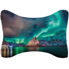 Amazing Aurora Borealis Colors Seat Head Rest Cushion by B30l