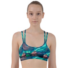 Amazing Aurora Borealis Colors Line Them Up Sports Bra