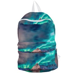 Amazing Aurora Borealis Colors Foldable Lightweight Backpack