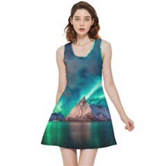 Amazing Aurora Borealis Colors Inside Out Reversible Sleeveless Dress