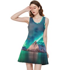 Amazing Aurora Borealis Colors Inside Out Racerback Dress