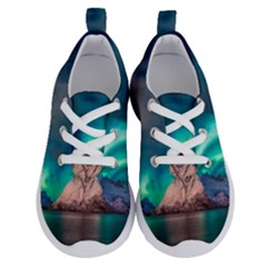 Amazing Aurora Borealis Colors Running Shoes