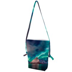 Amazing Aurora Borealis Colors Folding Shoulder Bag