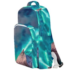 Amazing Aurora Borealis Colors Double Compartment Backpack