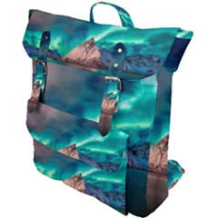 Amazing Aurora Borealis Colors Buckle Up Backpack