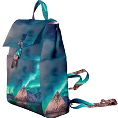 Amazing Aurora Borealis Colors Buckle Everyday Backpack