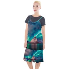 Amazing Aurora Borealis Colors Camis Fishtail Dress