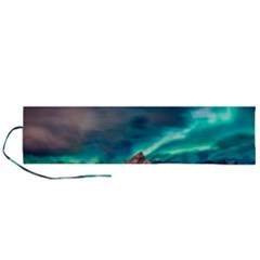 Amazing Aurora Borealis Colors Roll Up Canvas Pencil Holder (L)