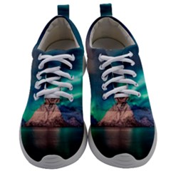 Amazing Aurora Borealis Colors Mens Athletic Shoes