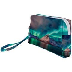 Amazing Aurora Borealis Colors Wristlet Pouch Bag (Small)