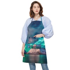 Amazing Aurora Borealis Colors Pocket Apron