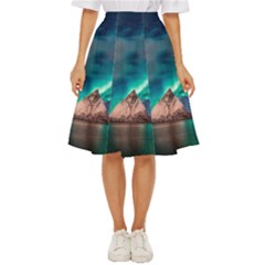 Amazing Aurora Borealis Colors Classic Short Skirt