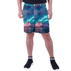 Amazing Aurora Borealis Colors Men s Pocket Shorts