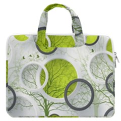 Circles Still Life Macbook Pro 13  Double Pocket Laptop Bag by B30l