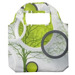 Circles Still Life Premium Foldable Grocery Recycle Bag by B30l