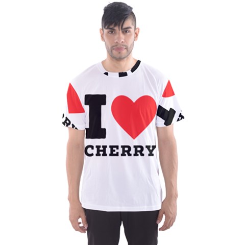 I Love Cherry Men s Sport Mesh Tee by ilovewhateva