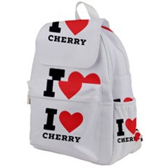 I Love Cherry Top Flap Backpack by ilovewhateva