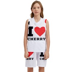 I Love Cherry Kids  Basketball Mesh Set by ilovewhateva