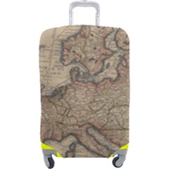 Old Vintage Classic Map Of Europe Luggage Cover (large)