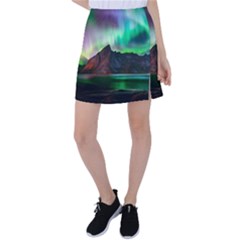 Aurora Borealis Nature Sky Light Tennis Skirt by B30l