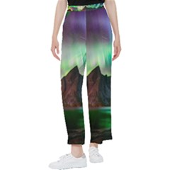 Aurora Borealis Nature Sky Light Women s Pants  by B30l