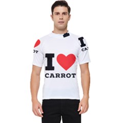 I love carrots  Men s Short Sleeve Rash Guard