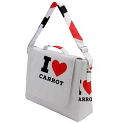 I love carrots  Box Up Messenger Bag
