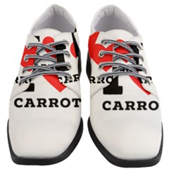 I love carrots  Women Heeled Oxford Shoes