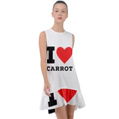 I love carrots  Frill Swing Dress