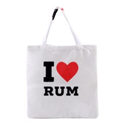 I Love Rum Grocery Tote Bag by ilovewhateva