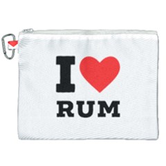 I Love Rum Canvas Cosmetic Bag (xxl) by ilovewhateva