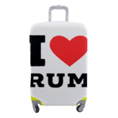 I Love Rum Luggage Cover (small) by ilovewhateva