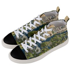 Map Illustration Gta Men s Mid-top Canvas Sneakers by B30l