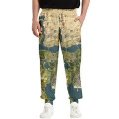 Map Illustration Gta Men s Elastic Waist Pants by B30l