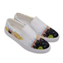 Variety Of Fruit Water Berry Food Splash Kiwi Grape Women s Canvas Slip Ons View3